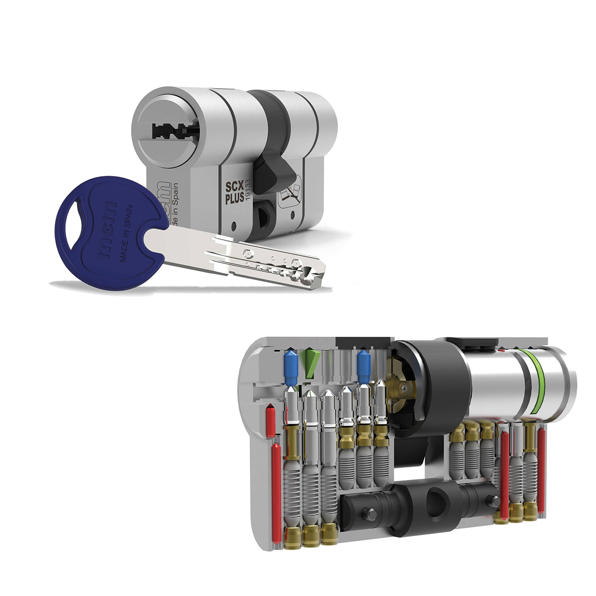 Cilindro de alta seguridad MCM SCX Plus
