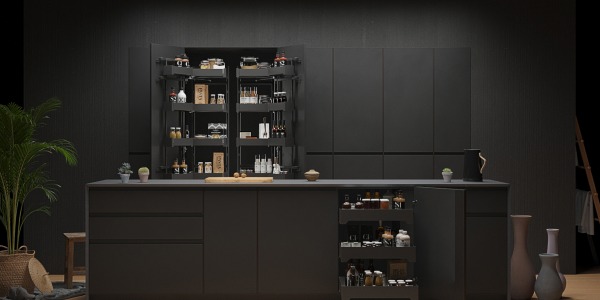 Nova Flat, nueva gama de herrajes para cocinas exigentes.